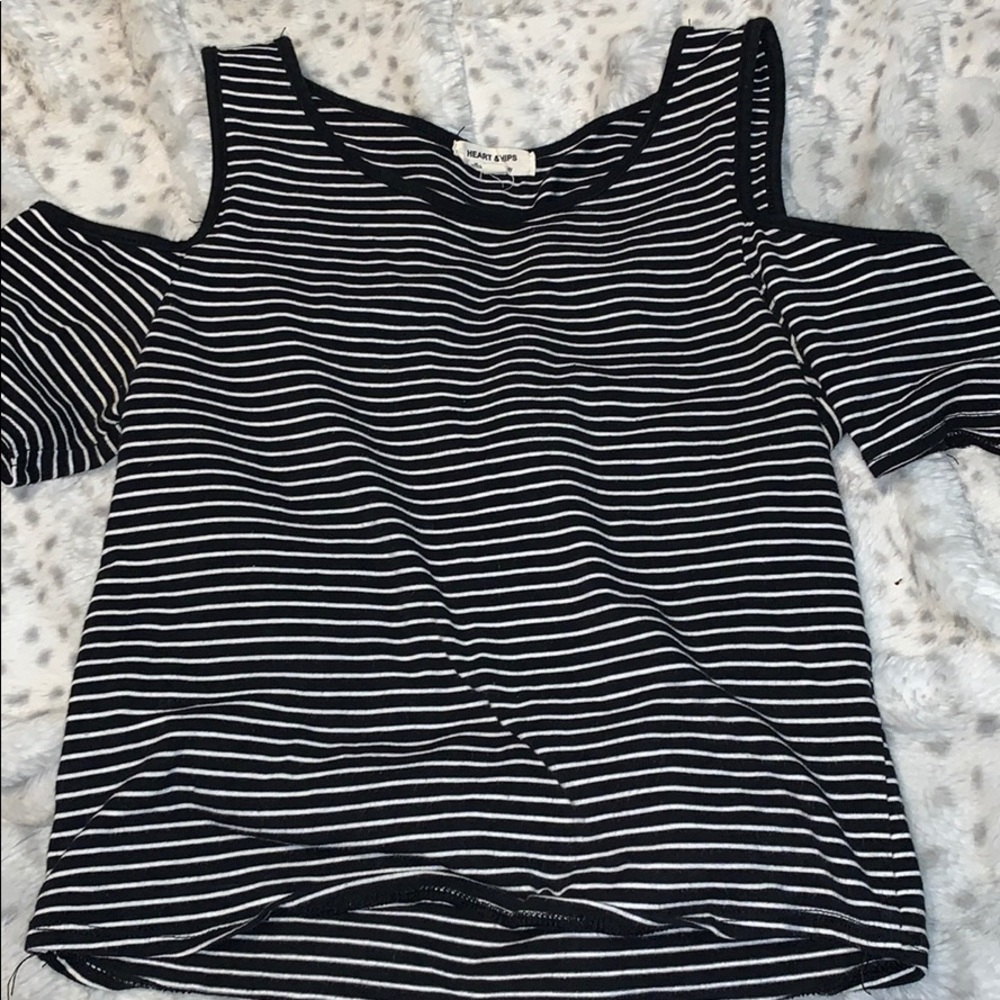 Off shoulder crop top